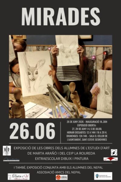 La Bustia cartell exposicio alumnes Estudi Tinta i Vi