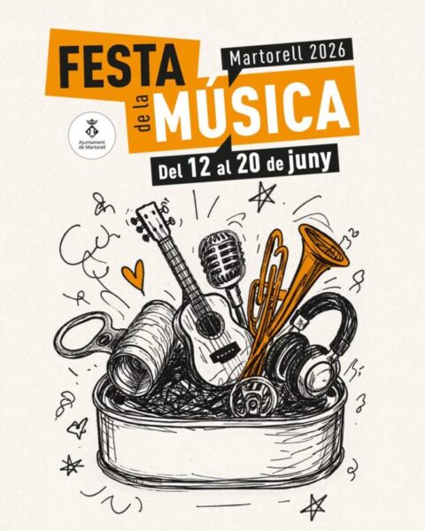 La Bustia cartell festa de la musica Martorell 2026