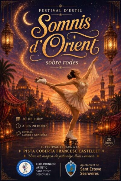 La Bustia cartell final cur Club Patinatge Sant Esteve