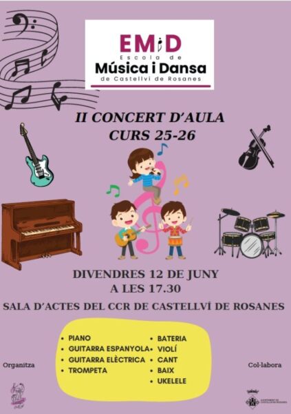 La Bustia cartell final de curs EMID
