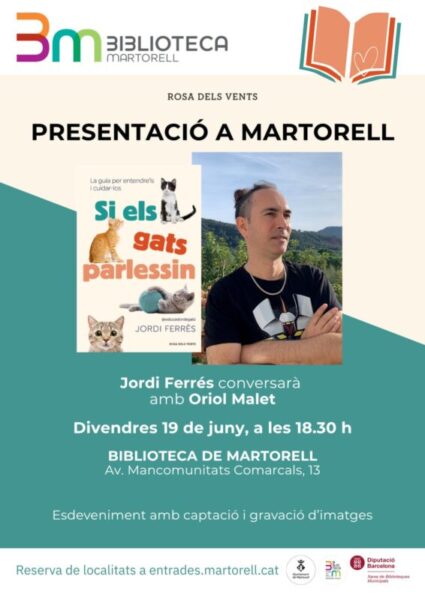 La Bustia cartell presentacio llibre Si els gats parlessin