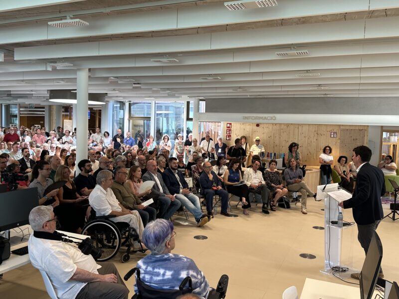 La Bustia inauguracio nova biblioteca Olesa