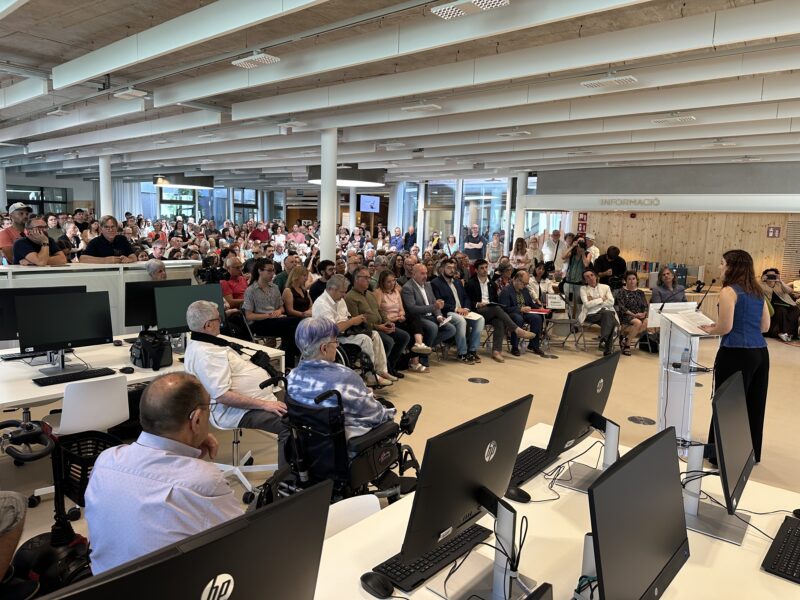 La Bustia inauguracio nova biblioteca Olesa