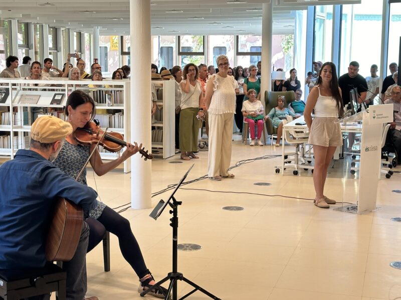 La Bustia inauguracio nova biblioteca Olesa