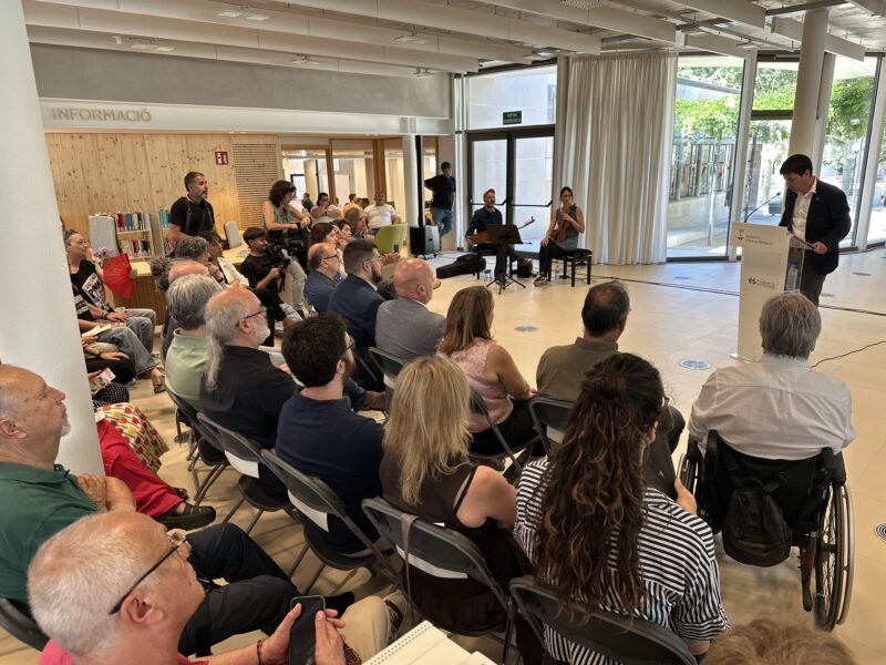 La Bustia inauguracio nova biblioteca Olesa
