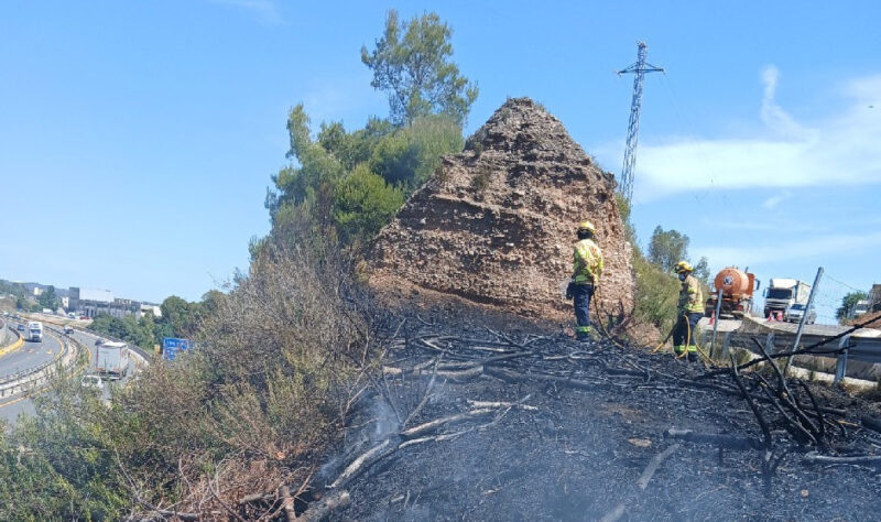 La Bustia incendi Esparreguera 18 juny 1