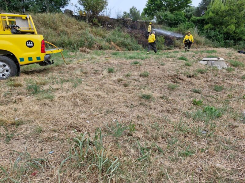 La Bustia incendi Masquefa 22 juny 2026