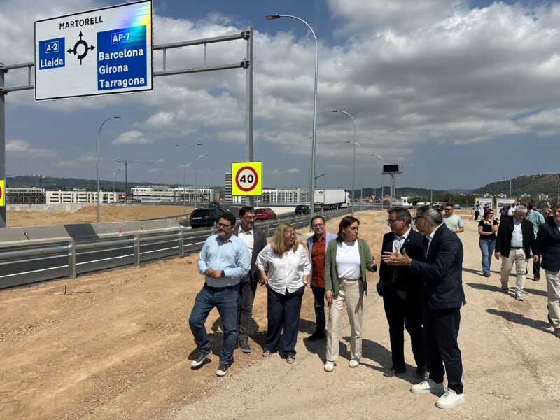 La Bustia obertura desdoblament B224 Martorell Sant Esteve C54 1 juny 2026