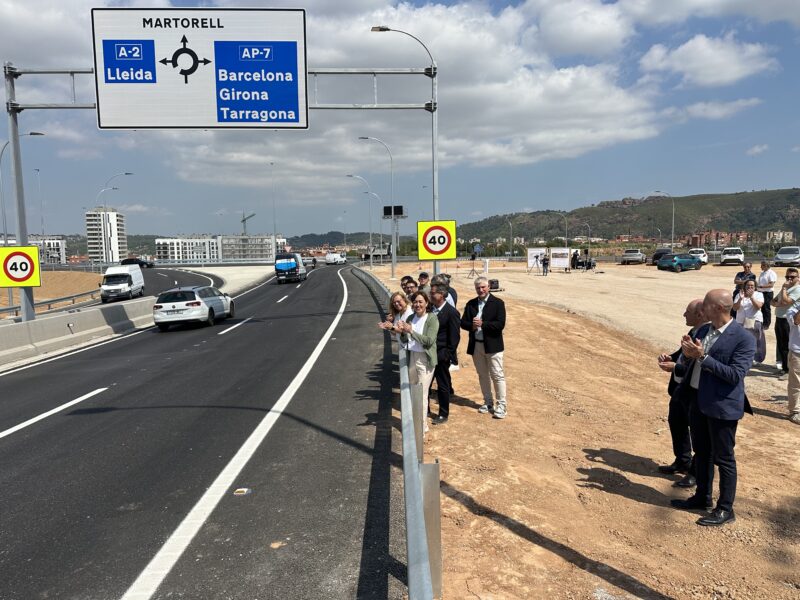 La Bustia obertura desdoblament B224 Martorell Sant Esteve C54 1 juny 2026