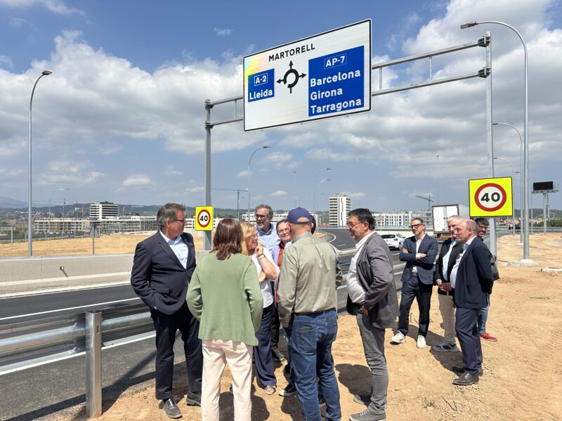 La Bustia obertura desdoblament B224 Martorell Sant Esteve C54 1 juny 2026