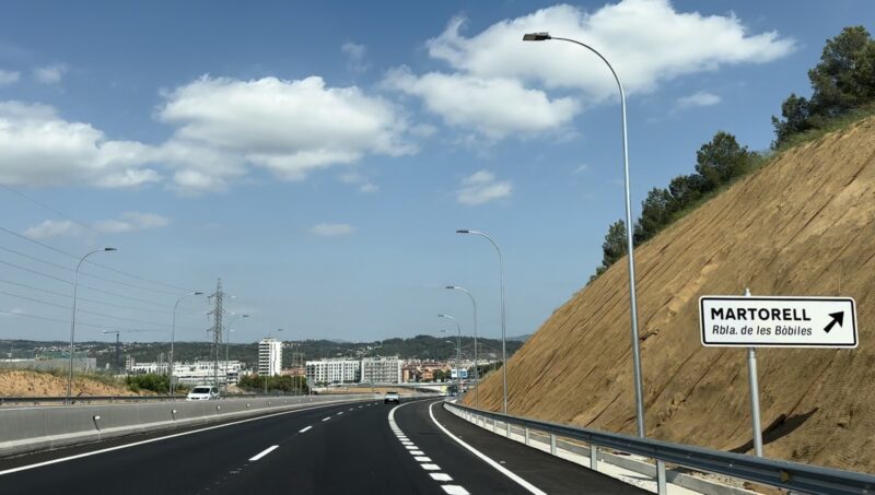 La Bustia obertura desdoblament B224 Martorell Sant Esteve C54 1 juny 2026
