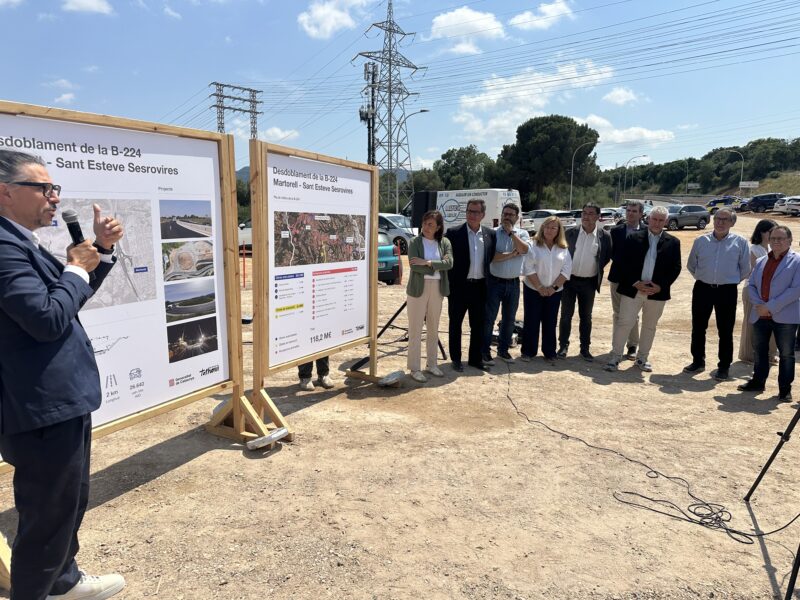 La Bustia obertura desdoblament B224 Martorell Sant Esteve C54 1 juny 2026