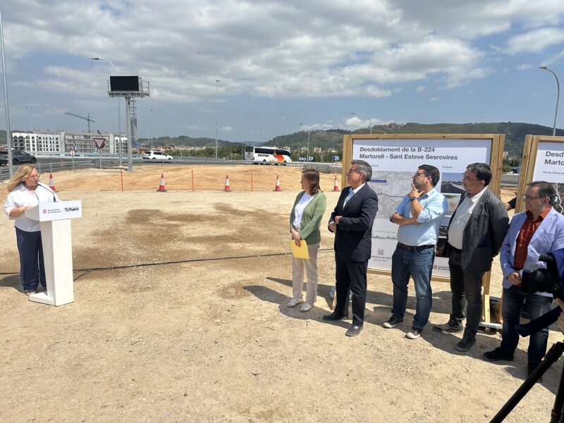La Bustia obertura desdoblament B224 Martorell Sant Esteve C54 1 juny 2026
