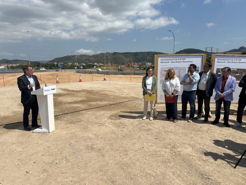 La Bustia obertura desdoblament B224 Martorell Sant Esteve C54 1 juny 2026