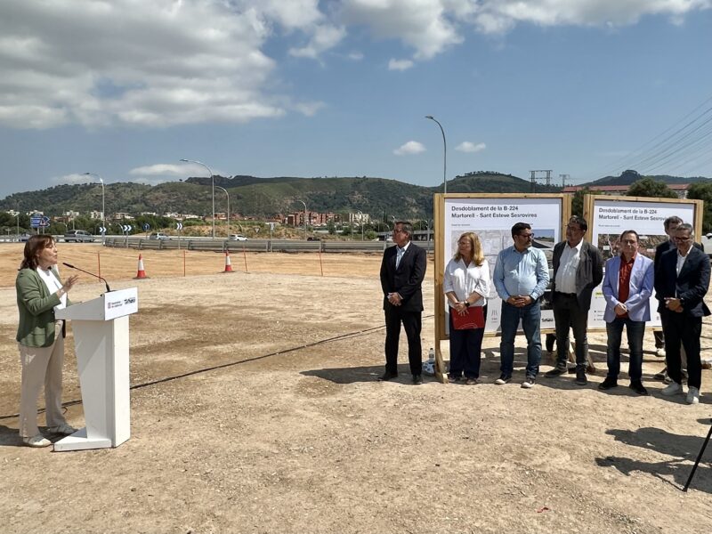 La Bustia obertura desdoblament B224 Martorell Sant Esteve C54 1 juny 2026