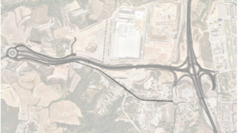 La Bustia planol B224 i C54 desdoblament Martorell Sant Esteve