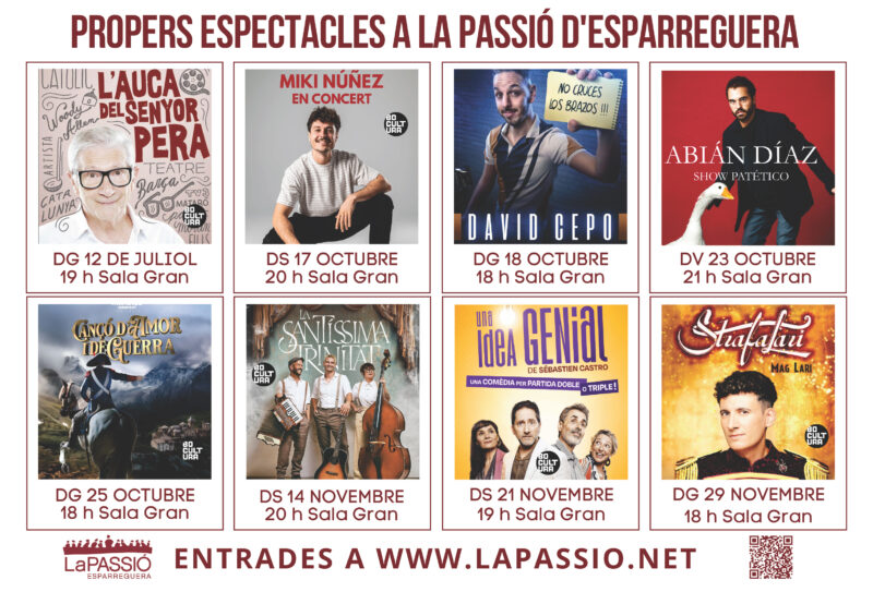 La Bustia propers espectacles La Passio Esparreguera
