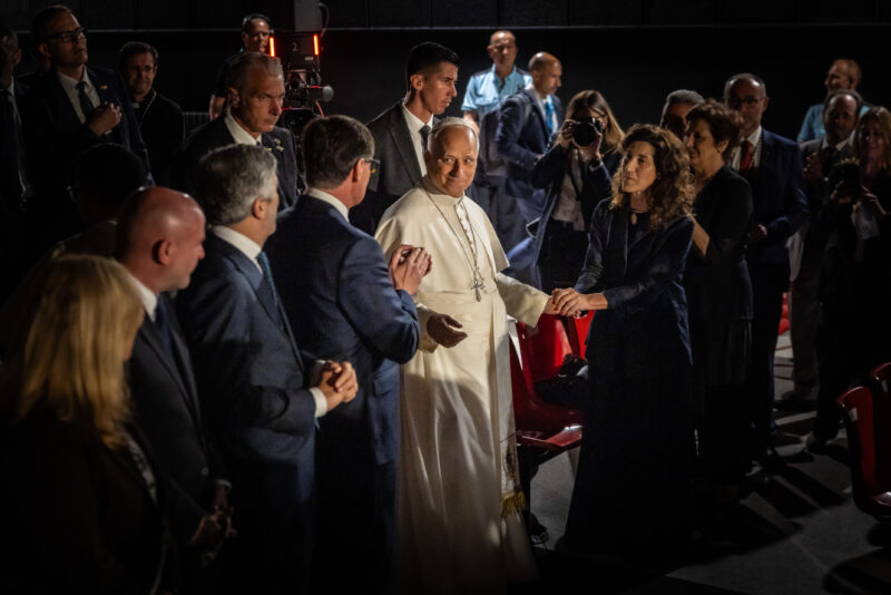 La Bustia visita Papa Lleo XIV a Brians 1 Sant Esteve 1