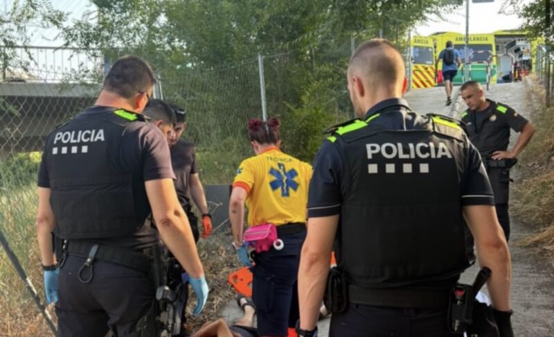 La Bustia assistencia via publica Martorell 1