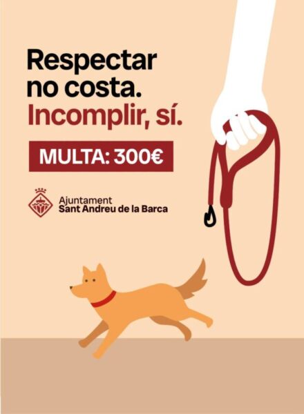 La Bustia campanya civisme gossos Sant Andreu 10