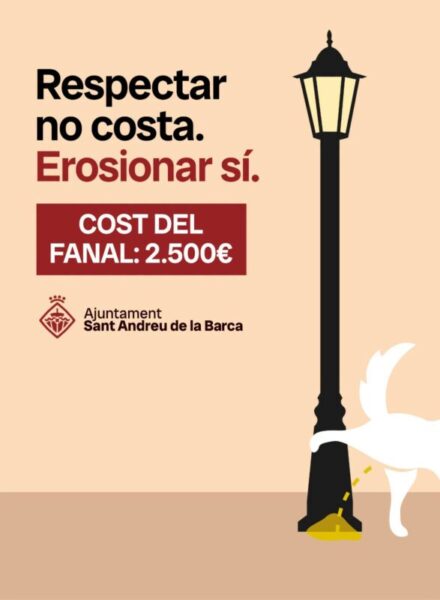 La Bustia campanya civisme gossos Sant Andreu 11