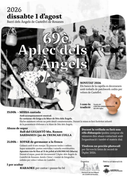 La Bustia cartell Aplec dels Angels Castellvi