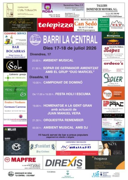 La Bustia cartell Barri La Central Olesa