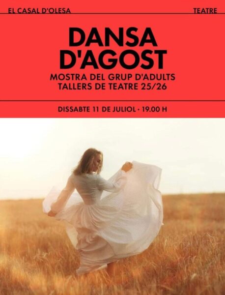 La Bustia cartell Dansa agost