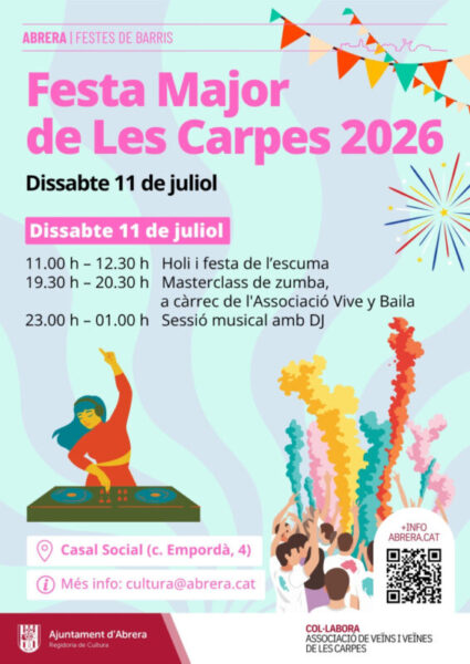 La Bustia cartell Festa Major Les Carpes Abrera