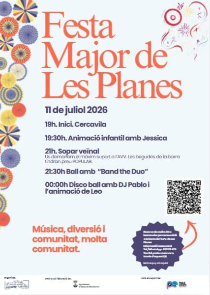 La Bustia cartell Festa Major Les Planes