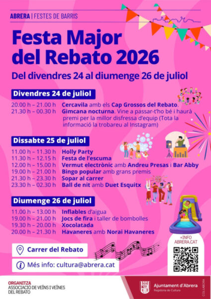 La Bustia cartell Festa Major del Rebato