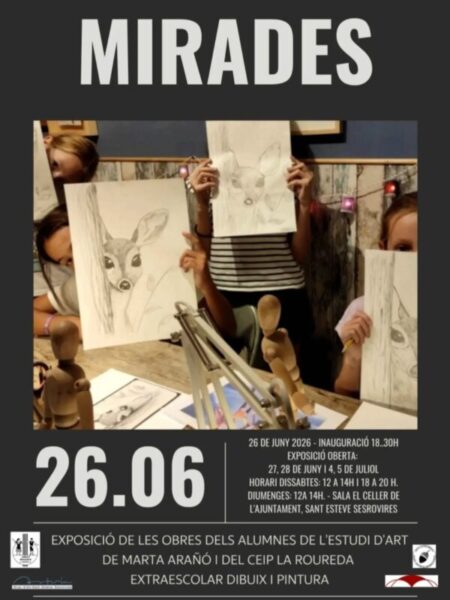 La Bustia cartell Mirades Marta Arano i alumnes juny juliol 2026