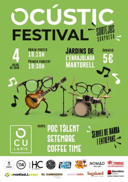 La Bustia cartell Ocustic Festival Martorell