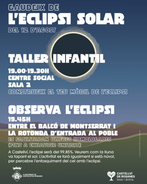 La Bustia cartell eclipsi solar Castellvi
