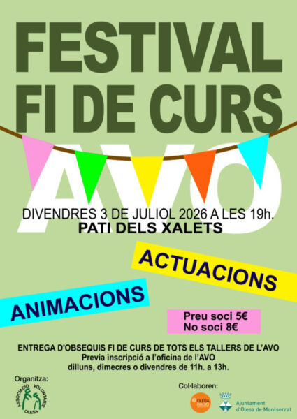 La Bustia cartell festival AVO Olesa