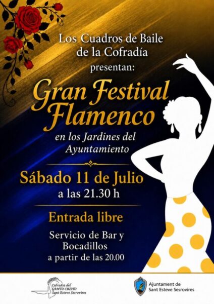 La Bustia cartell festival de flamenc Sant Esteve