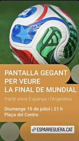 La Bustia cartell final Mundial Esparreguera