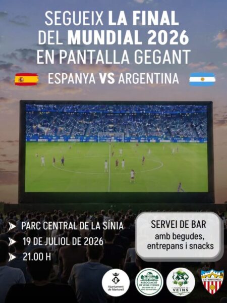 La Bustia cartell final Mundial Martorell