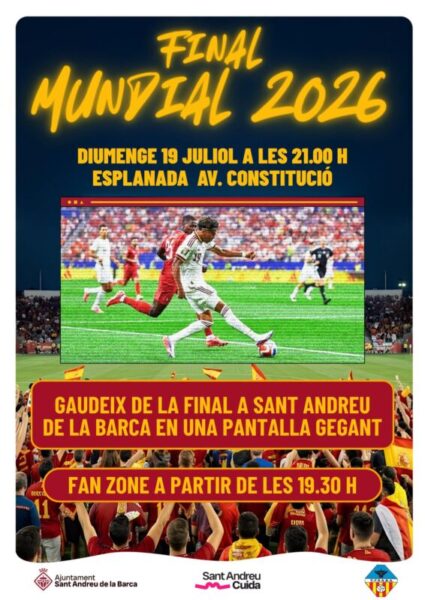La Bustia cartell final Mundial Sant Andreu