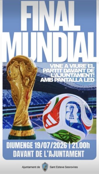 La Bustia cartell final Mundial Sant Esteve