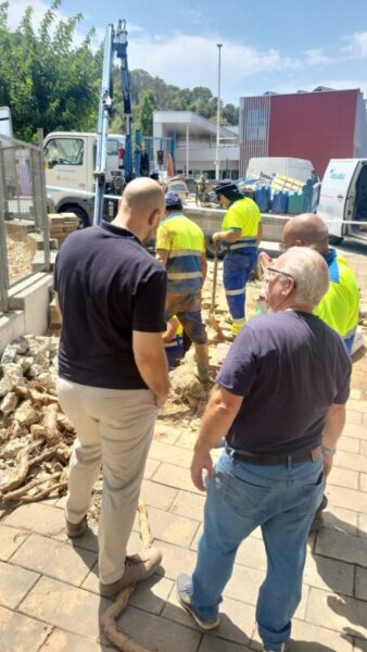 La Bustia fuita aigua Sant Andreu 12 juliol 6