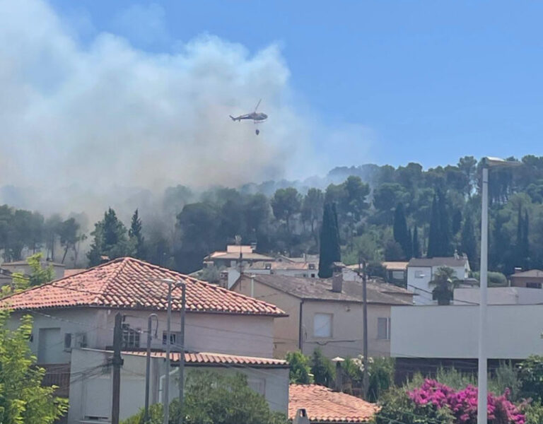 La Bustia incendi Sant Andreu 5 juliol 2026