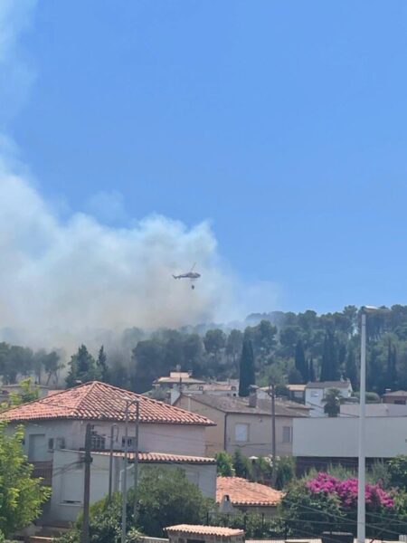 La Bustia incendi Sant Andreu 5 juliol 2026