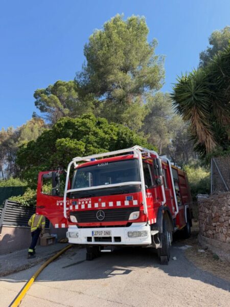 La Bustia incendi Sant Andreu 5 juliol 2026