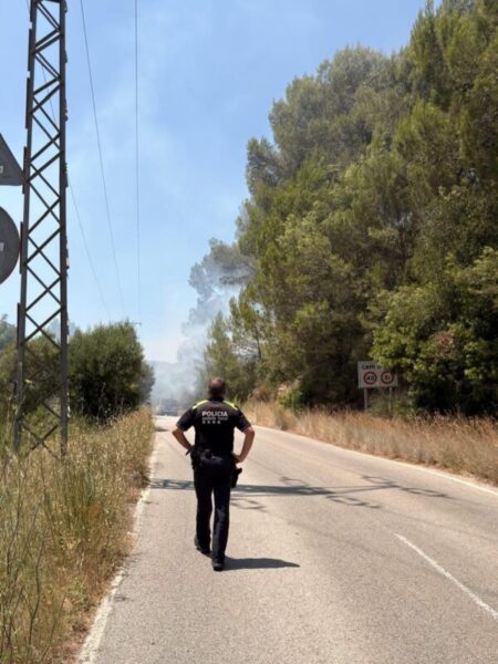 La Bustia incendi Sant Andreu 5 juliol 2026
