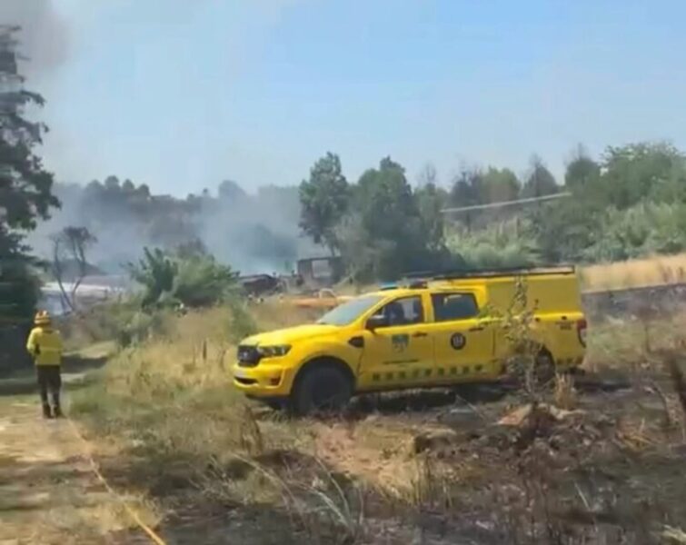 La Bustia incendi Sant Esteve a tocar de Martorell 7 juliol 2026 fotos Aj Martorell