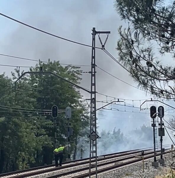 La Bustia incendi Sant Esteve a tocar de Martorell 7 juliol 2026 fotos Aj Sant Esteve
