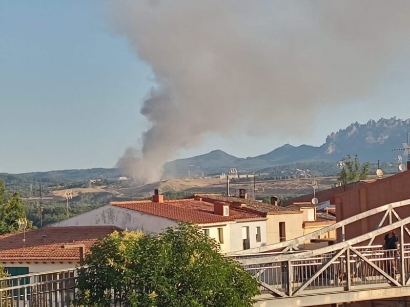 La Bustia incendi abocador Can Mata Hostalets 3 i 4 juliol 2026