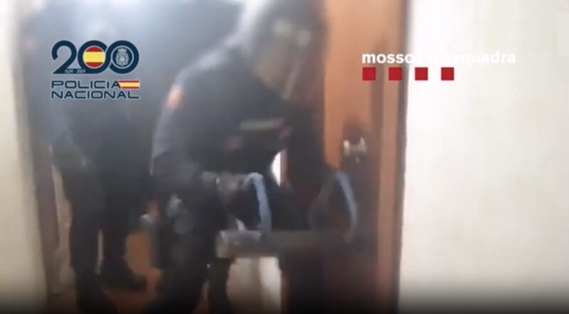 La Bustia operatiu Policia Nacional i Mossos 7 detinguts per assalts un a Olesa