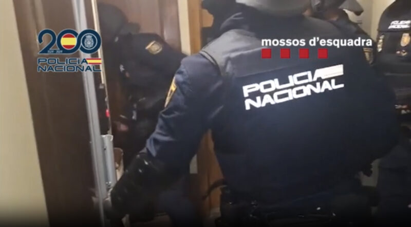 La Bustia operatiu Policia Nacional i Mossos 7 detinguts per assalts un a Olesa